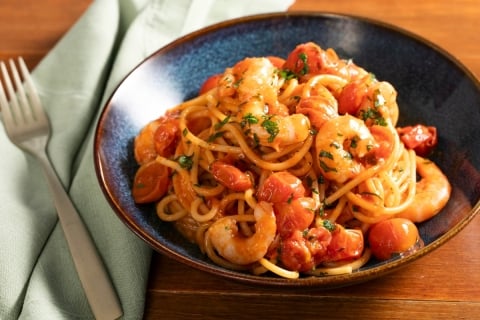 Pasta cremosa para una cena